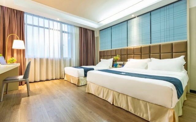 Echarm Hotel Panyu Chimelong Guangzhou South Railway Station Wanbo Metro Station – Guest Rooms – Guangzhou