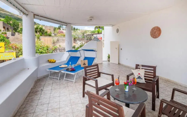 Stromboli Suite Apartment with Terrace Volcano & Sea view