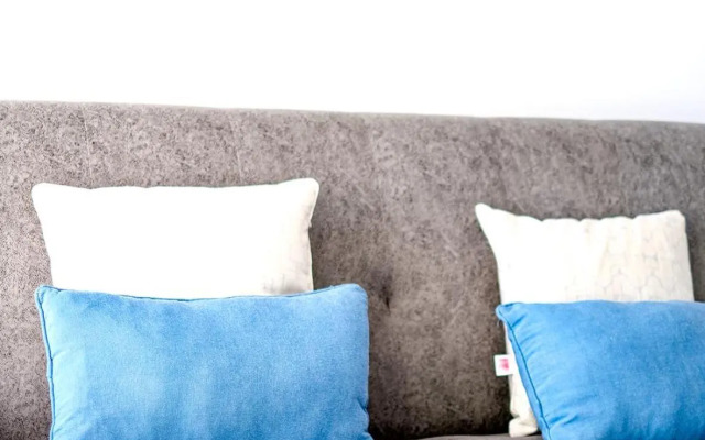 Sunset view modern private poolside apartment