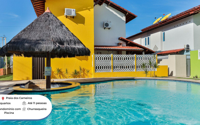 Casa A 300mda Praia 4qts Piscina Cond 11hosp Sh033