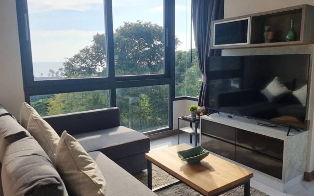 Bo403-great Seaview 1br With 2 Beds-big Balcony