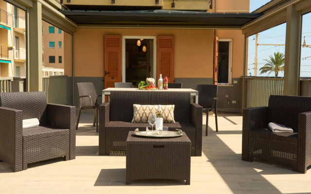 Terrazza sul mare a Pietra Ligure