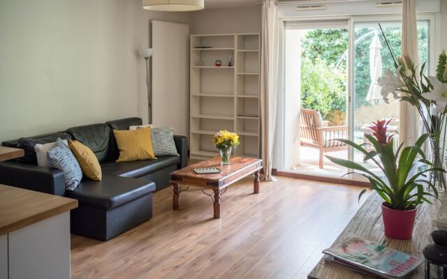 Appartement de Charme une Chambre avec Jardin