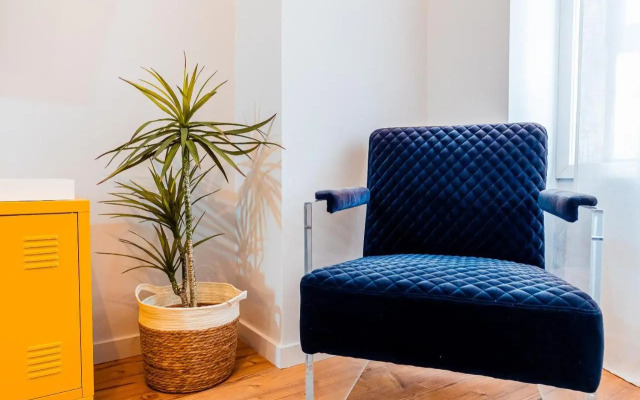 1BR Flat in Trindade w/ AC by metro station