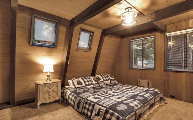 A Frame Hideaway | Floor to Ceiling Windows in the Pines