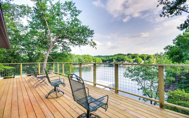 Waterfront Home w/ Views & Dock in Sunrise Beach!