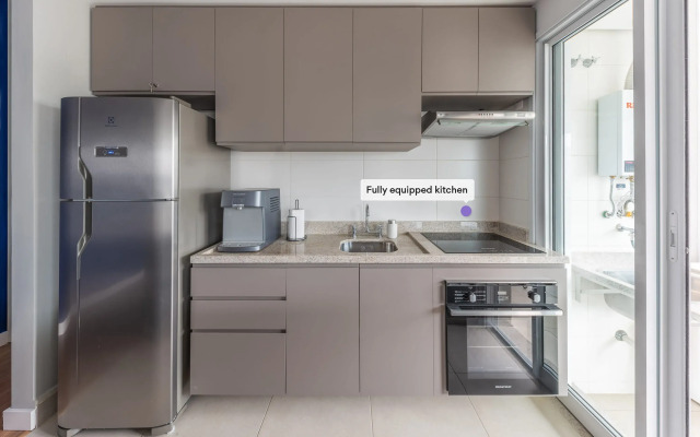 Apartamento com garagem e vista maravilhosa | Vila Olímpia