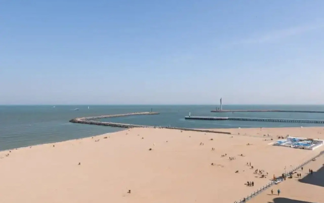 Frontal Seaview Apartment in Ostend