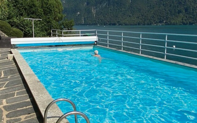 Lugano Blue Marine On Lake Shore