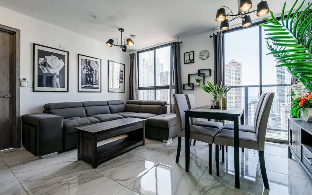 w Brilliant 1BR w Beautiful View in Calle 50