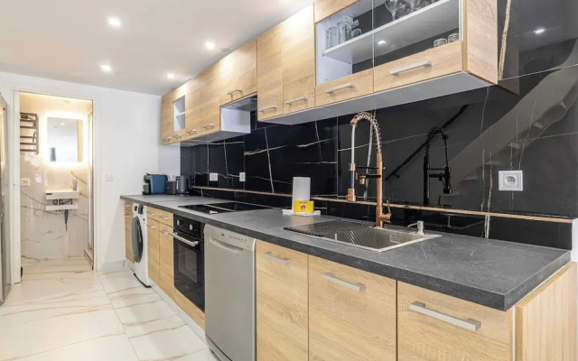 Modern a/c Apartment 2br/8p - Cannes