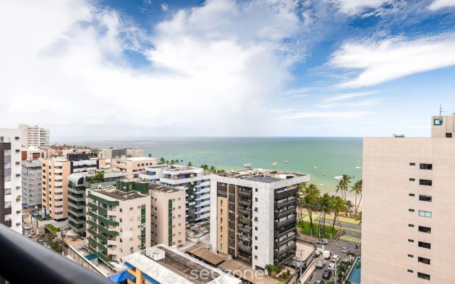 Apt With Balcony and Sea View, Maceio Hig1003