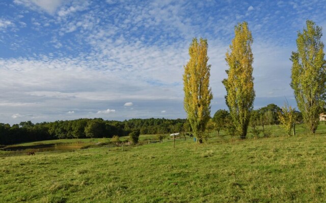 Lovely holiday home in Biron with fenced swimming pool