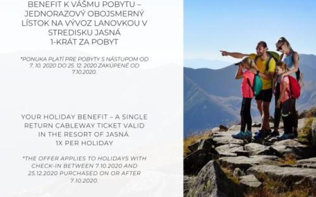 Chalets Jasná Collection Záhradky