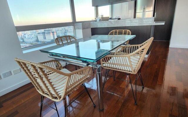 Puerto Madero Piso 38 Vista Río Frente al Hilton