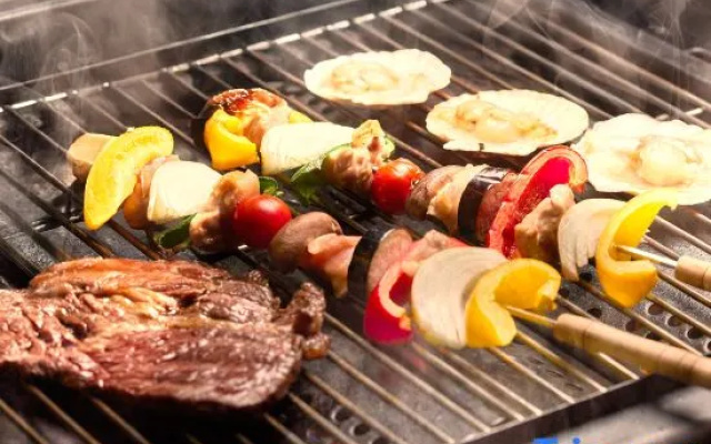 BBQ and sauna included | A high platform villa with a view of the sea and sky – Meal – Ito