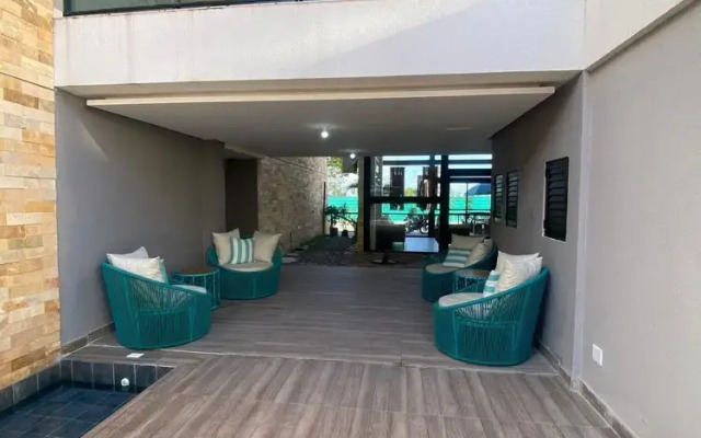 Flat vista Piscina e Lagoa 203c Bela bLP