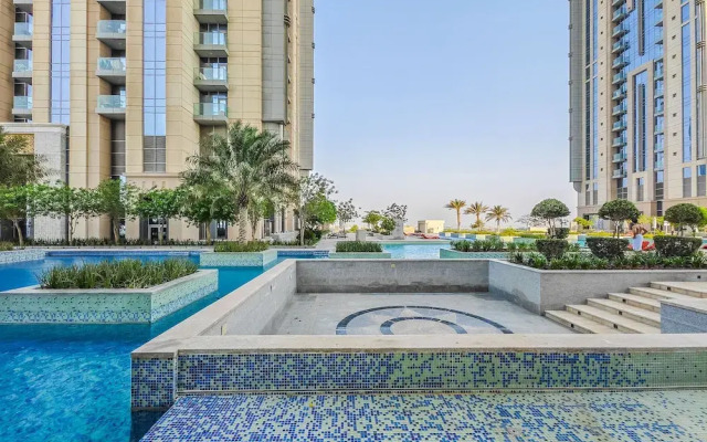 Modern Apartment With Partial Canal and Pool View