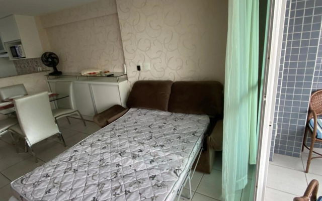 Apto Beira Mar 2 quartos com Maquina de Lavar Roupas