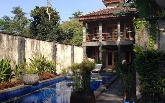 Tranquil place near Merapi Mountain
