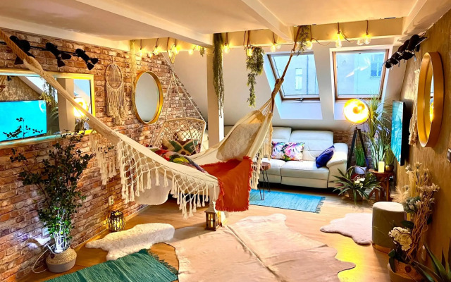 Duplex 2 with quiet terrace on Wenceslas Square