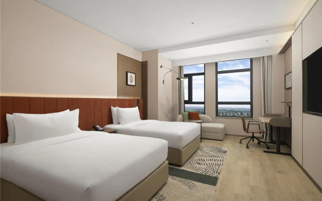 Hilton Garden Inn Zhongwei Shapotou – Guest Rooms – Zhongwei