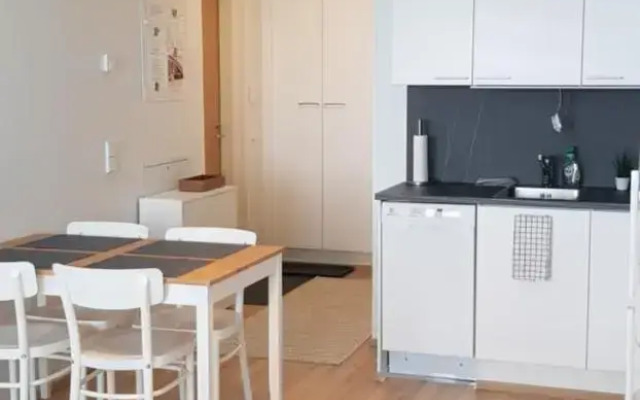 City apartment with lake view and free parking