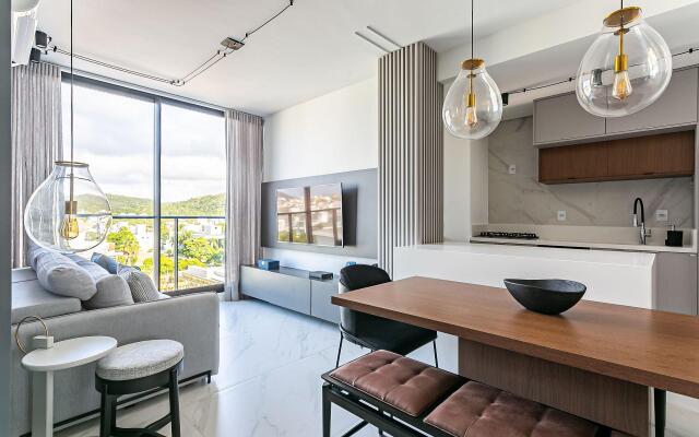 Rooftop com piscina em Jurerê Internacional #JA15