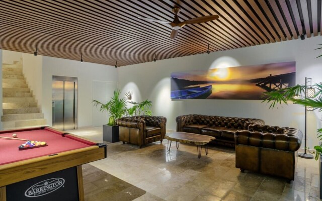 Modern 2 BR Apartment Aldea Zama Rooftop Pool Gym Cinema