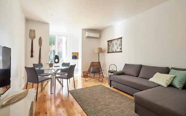 Modern 1-Bed With Ac & Private Terrace