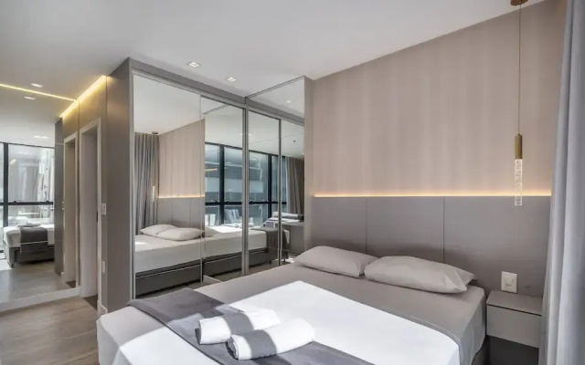 IFT - Ed. Infinity Tower Flat 350m From Meia Praia
