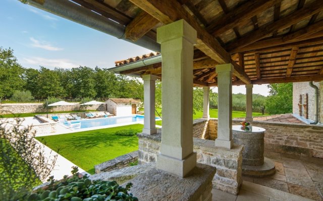 Enchanting villa with beautiful stone architecture