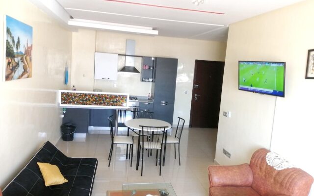 Apartment with One Bedroom in Agadir, with Wonderful Mountain View, Shared Pool, Furnished Garden - 5 Km From the Beach