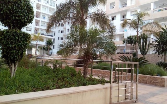 Apartment with One Bedroom in Agadir, with Wonderful Mountain View, Shared Pool, Furnished Garden - 5 Km From the Beach