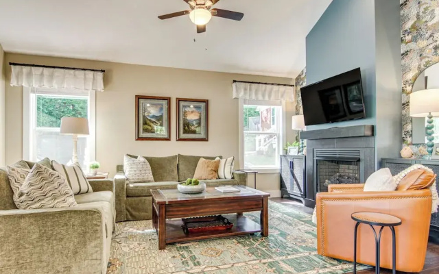 Walk to Dtwn Waynesville: Home w/ Deck!