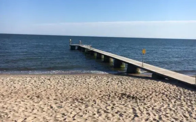 Stuga nära havet