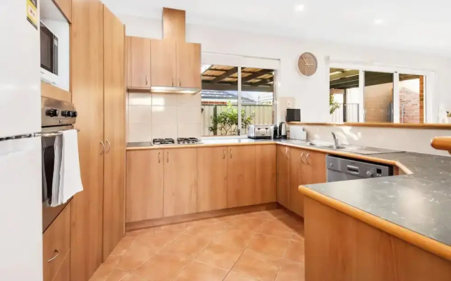 Idyllic Modern Scarborough Home Fireplace BBQ