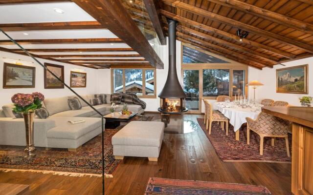 Penthouse Zen Zermatt, 100m from Ski Lift and Piste