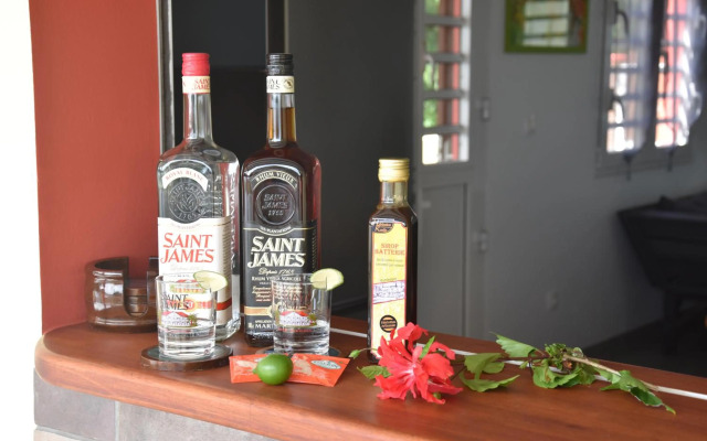 Haut de villa dans son écrin de verdure