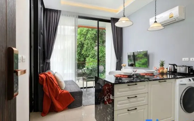 Modern Apartments Rooftop Pool 5 min to Surin Beach