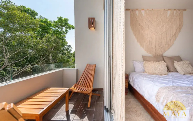 NHOA 302B Lux 1BR Condo Top Jungle View Aldea Zama