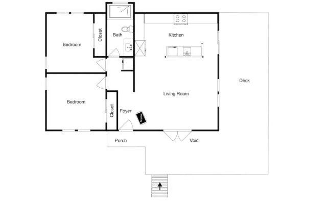 21619 Moscow Rd Home 2 Bedrooms 1 Bathroom Home