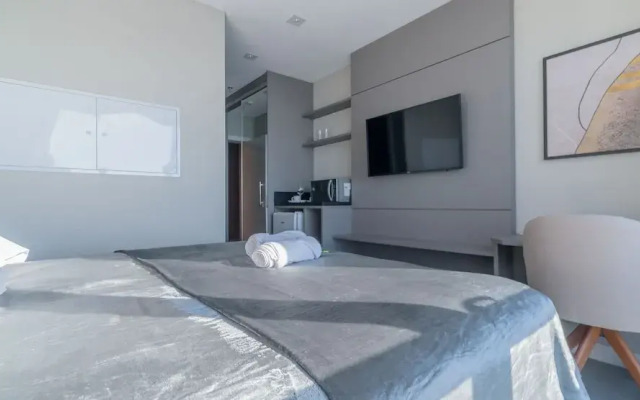 MHFA Studios em Prédio Luxuoso Vista Mar