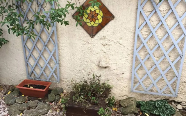 Romantic house - entrance to the medieval castle