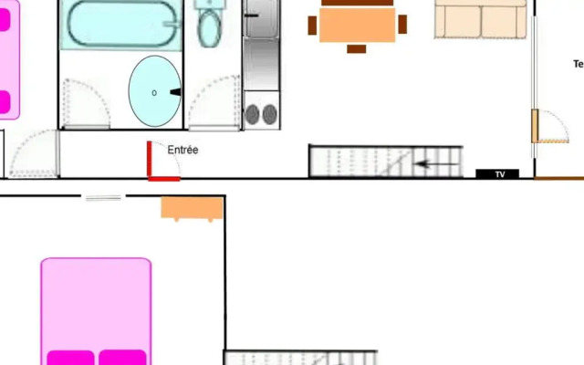 Appartement Aussois, 2 pièces, 4 personnes - FR-1-508-157