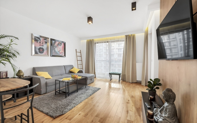 Lumina apartment near Rondo Daszyńskiego