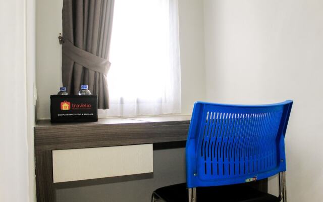 New Furnished City View Studio Apartment @ Springwood Residence By Travelio