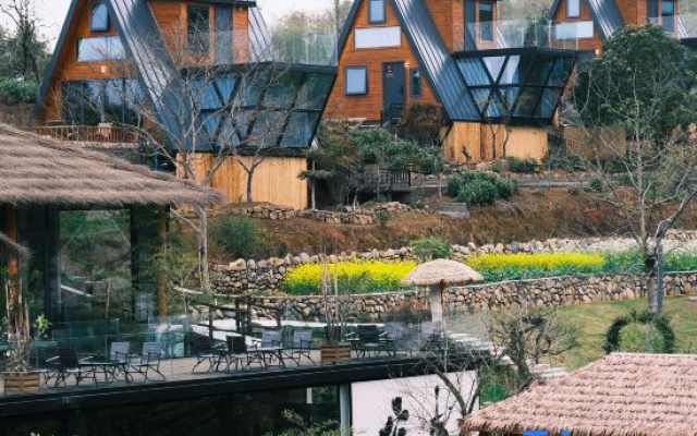 Anji Muyuan Mountain Villa Swimming Pool Coffee Family Vacation Stay