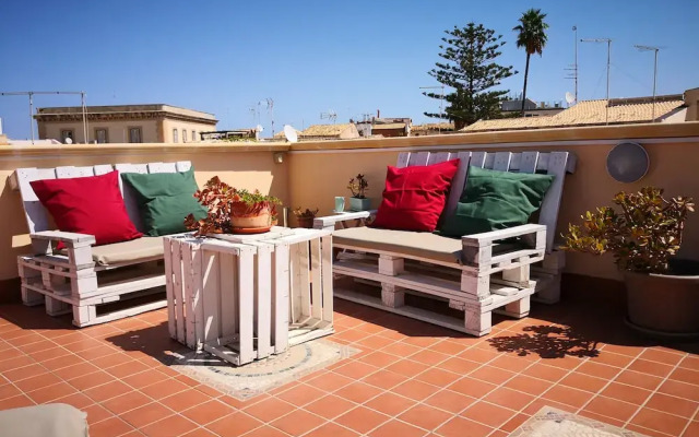 La terrazza sul vicolo della Giudecca