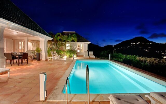 Villa with 3 Bedrooms in St Barthelemy, with Wonderful Sea View, Private Pool, Furnished Garden - 800 M From the Beach